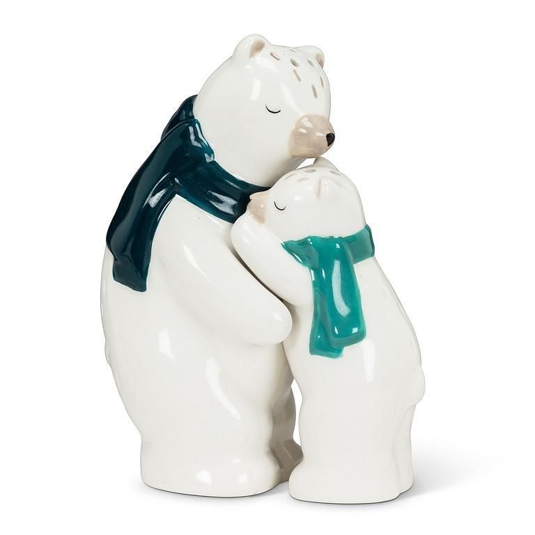 Salière poivrière calin ours polaires - Abbott
