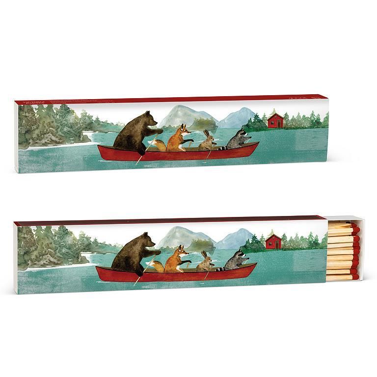 Boîtes longues allumettes animaux canoë - Abbott