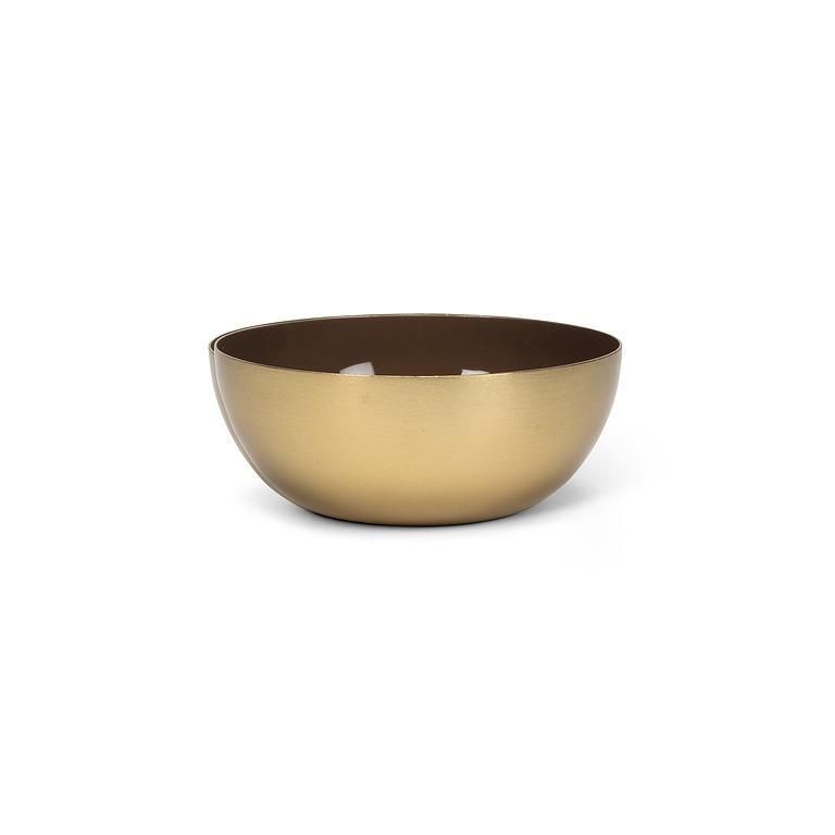 Petit bol enamel brun foncé - Abbott