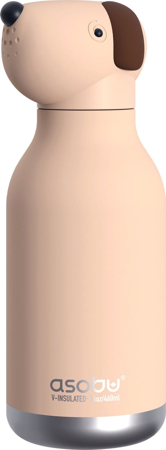 Bouteille d&#39;eau en acier inox 16oz - Chien - Asobu
