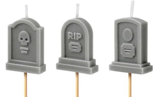 Bougies de fête - Pierre tombale Farewell Party - Fred