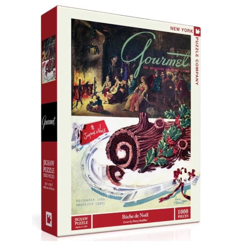 Casse-tête 1000pcs - Bûche de Noël - Shadowbox