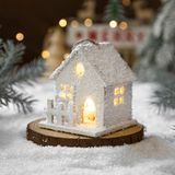 Décoration - Petite maison enneigée - Abbott