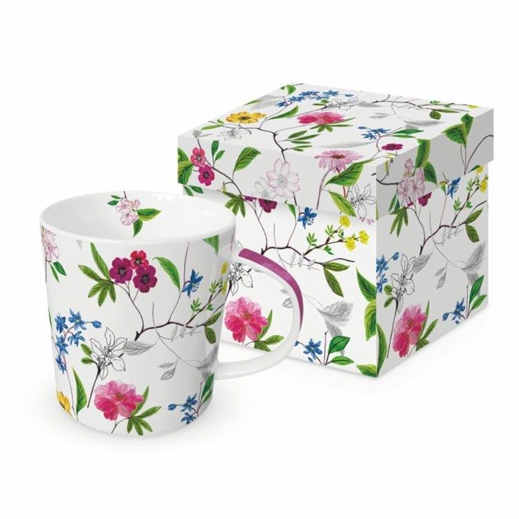 Tasse avec boîte - Fleurs de printemps - Paperproducts Design