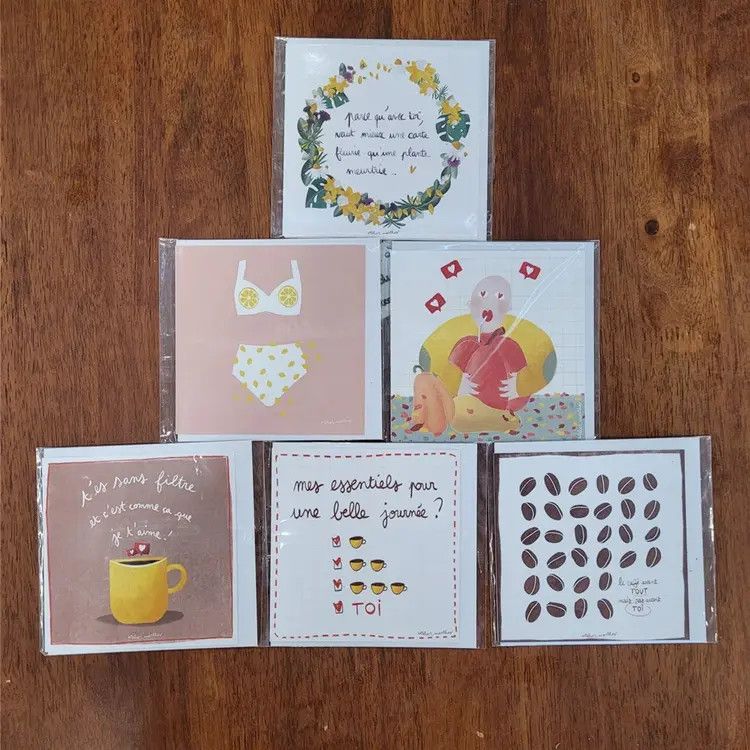 Cartes de souhaits - Atelier Marthes