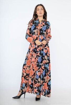 Maxi jurk met bloemenprint