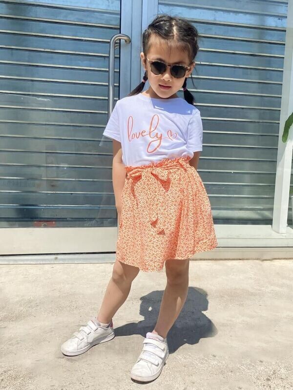 Katoen t-shirt "Lovely" Set