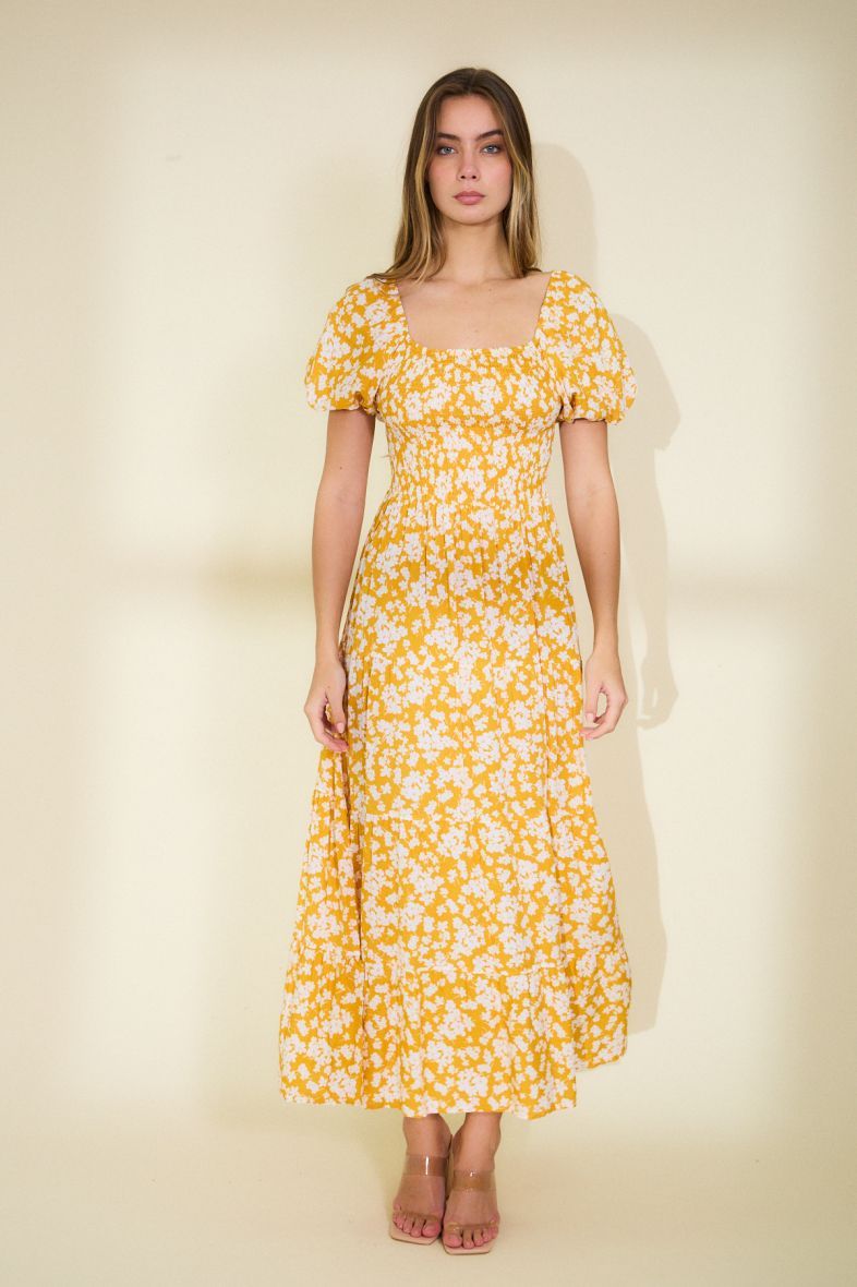 Maxi jurk  met bloemen print
