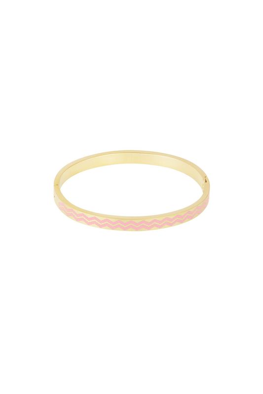 Slavenarmband met golven print