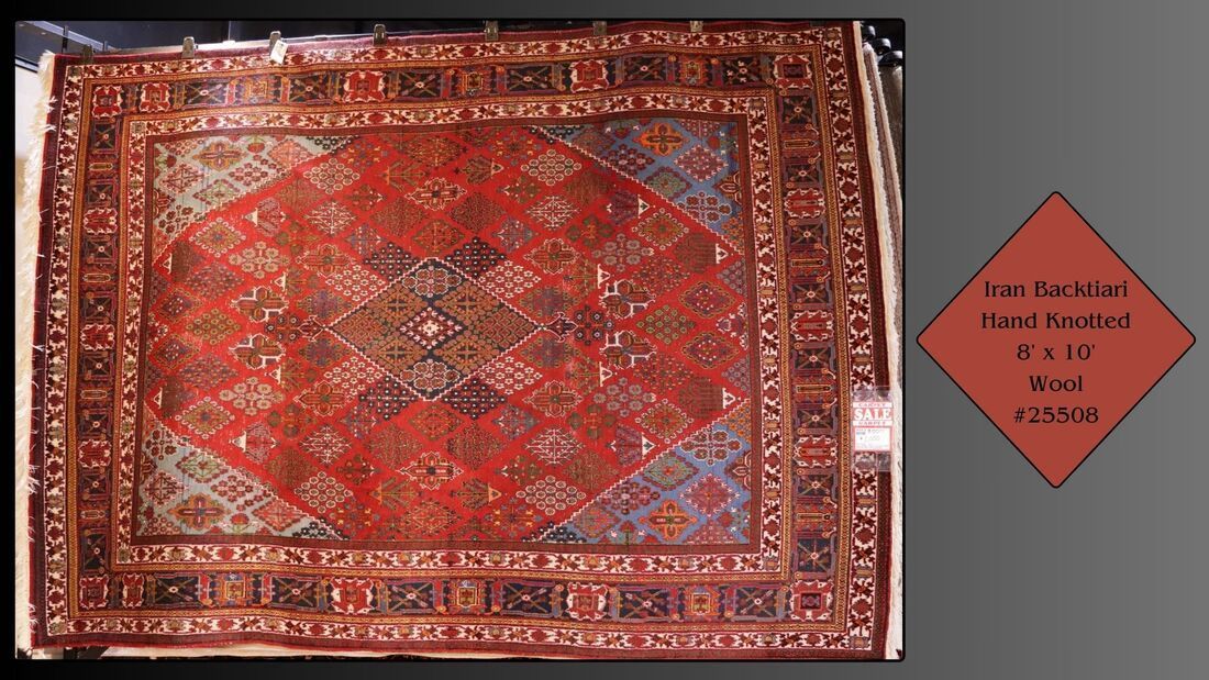 Iran Baktiari Hand Knotted