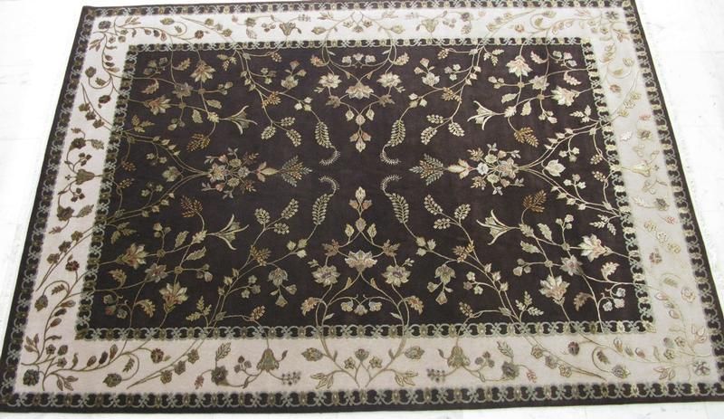 Traditional 21583 India Wool & Silk