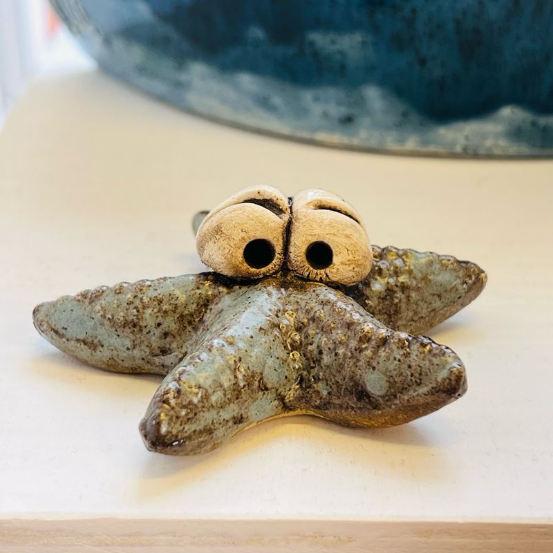 Seestern klein aus Keramik