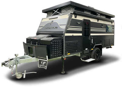 OZ STAR 15FT FAMILY POP TOP CARAVAN