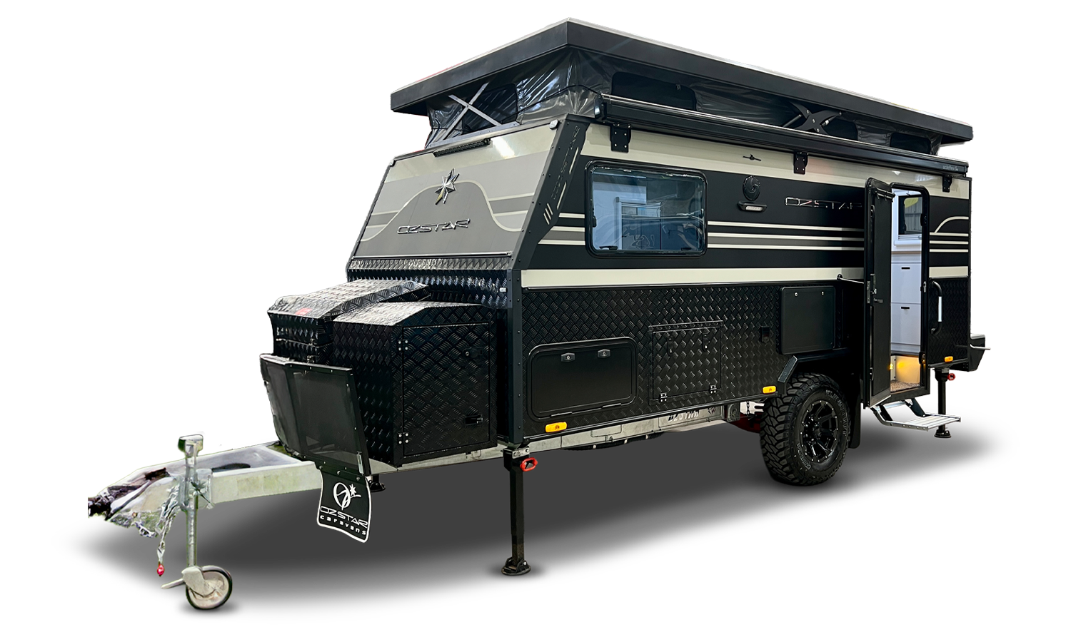 OZ STAR 15FT COUPLES POP TOP CARAVAN