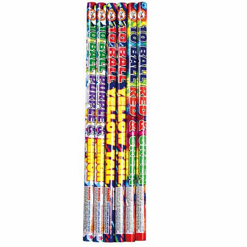 Winda 10 Ball Assorted Roman Candle