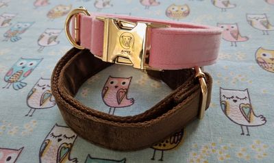 Velvet collar collection Baby pink