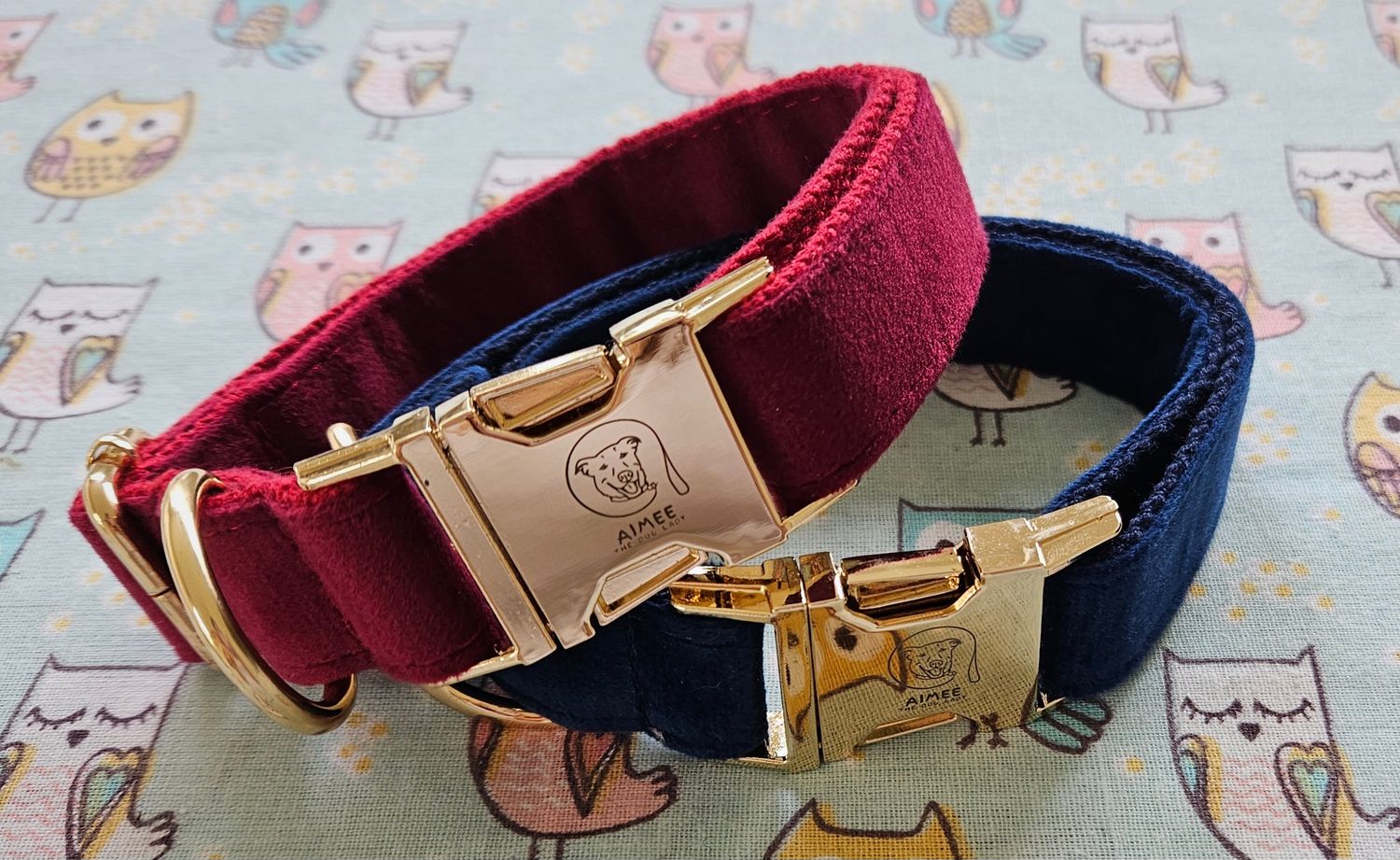Velvet collar collection Ruby