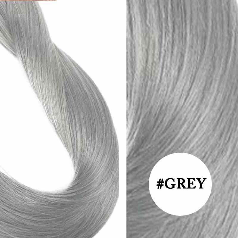 Double Drawn Machine Weft Grey Blonde