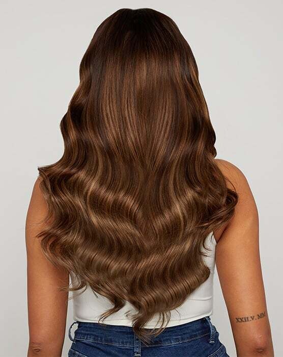 Double Drawn Machine Weft golden brown