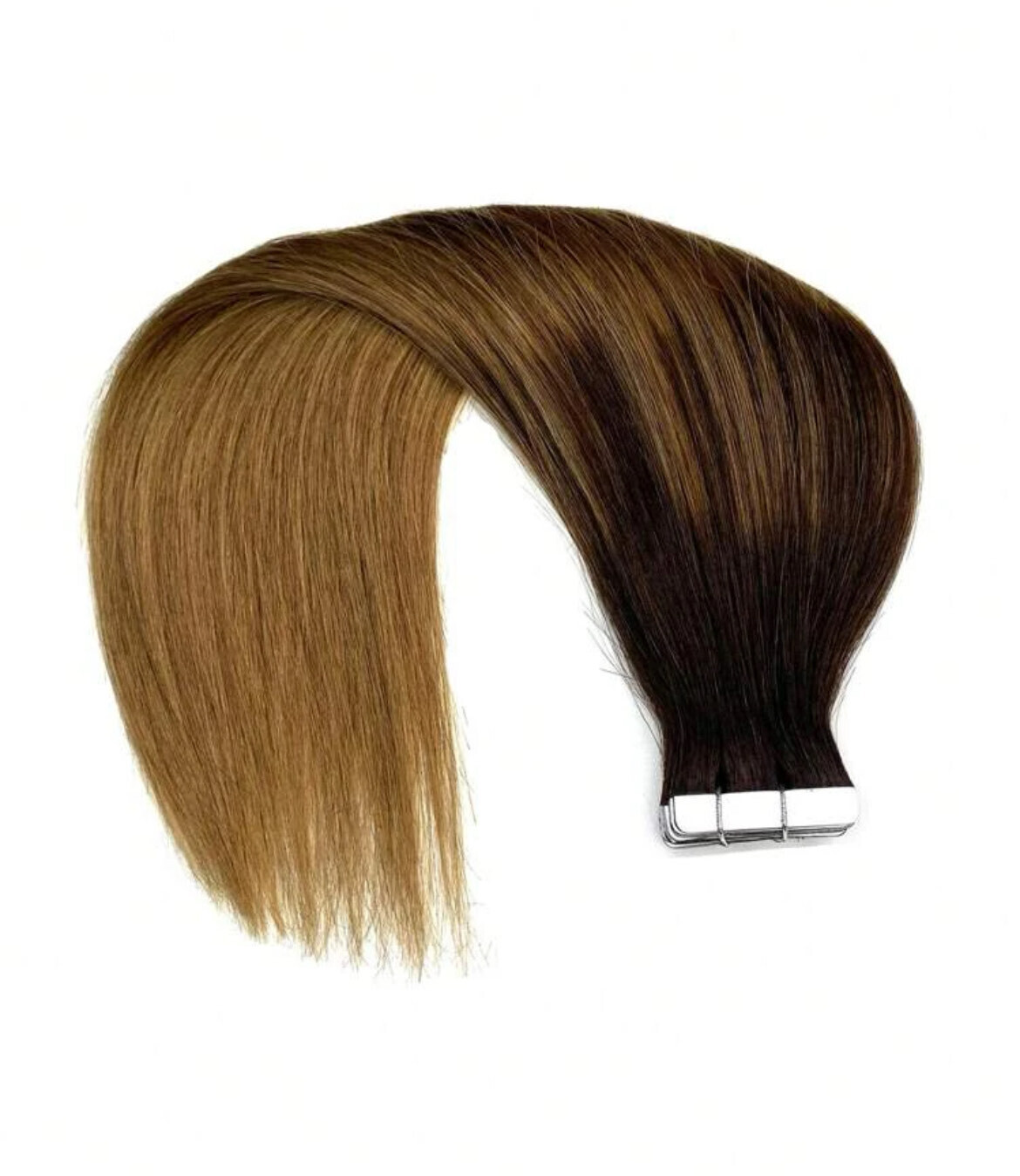 Black to honey brown Piano ombre 20 pcs tapes