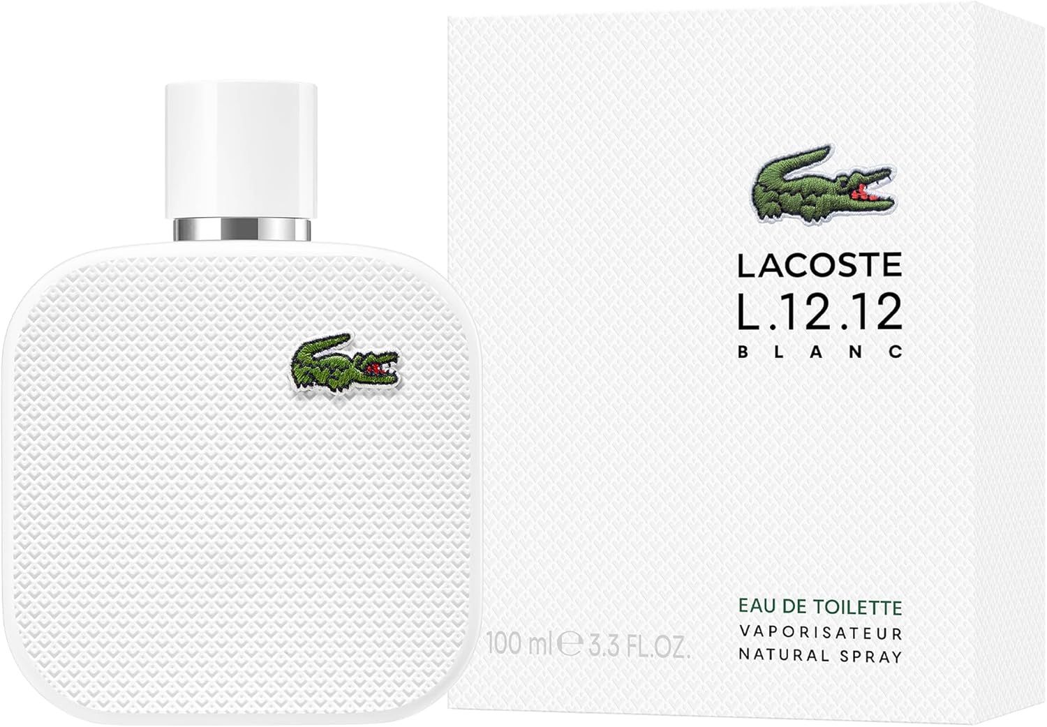 Lacoste L.12.12 Blanc White  Eau de Toilette 100ml