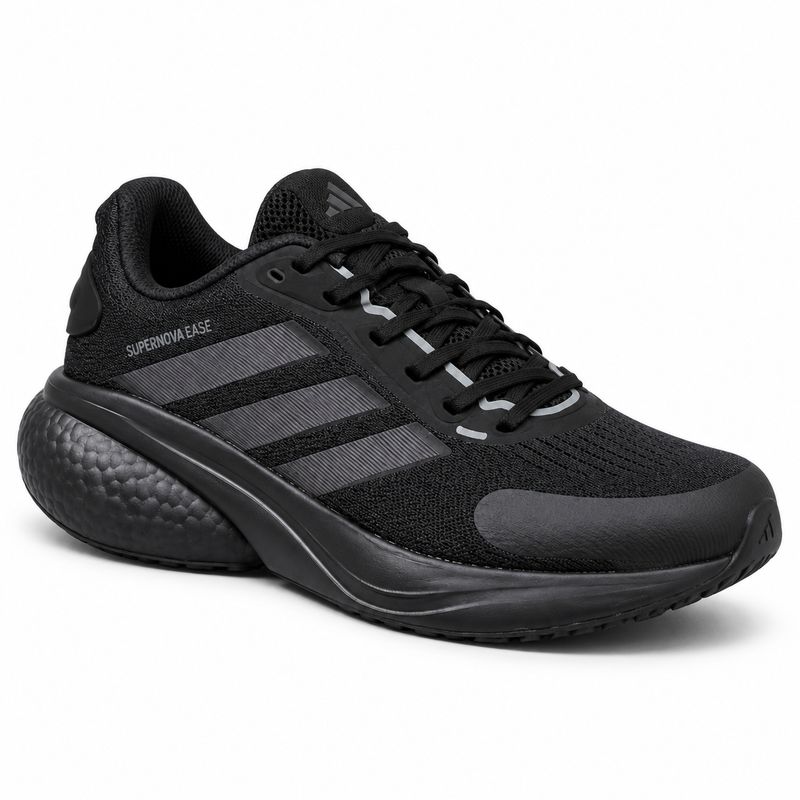 adidas Supernova Ease Running Shoes – Triple Black – image 2