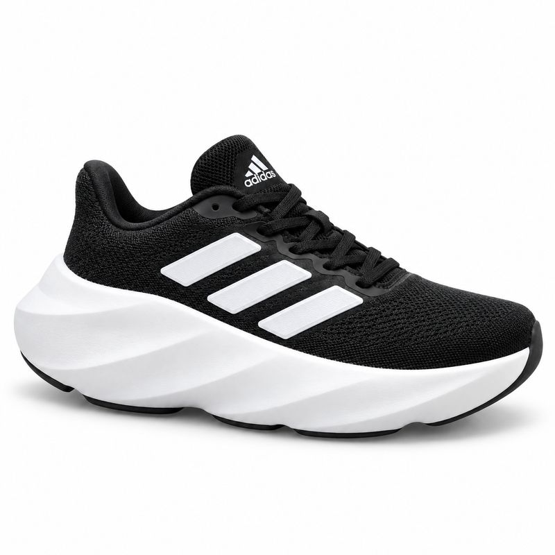 adidas Max-Cushion Running Shoes – Black / White – image 3