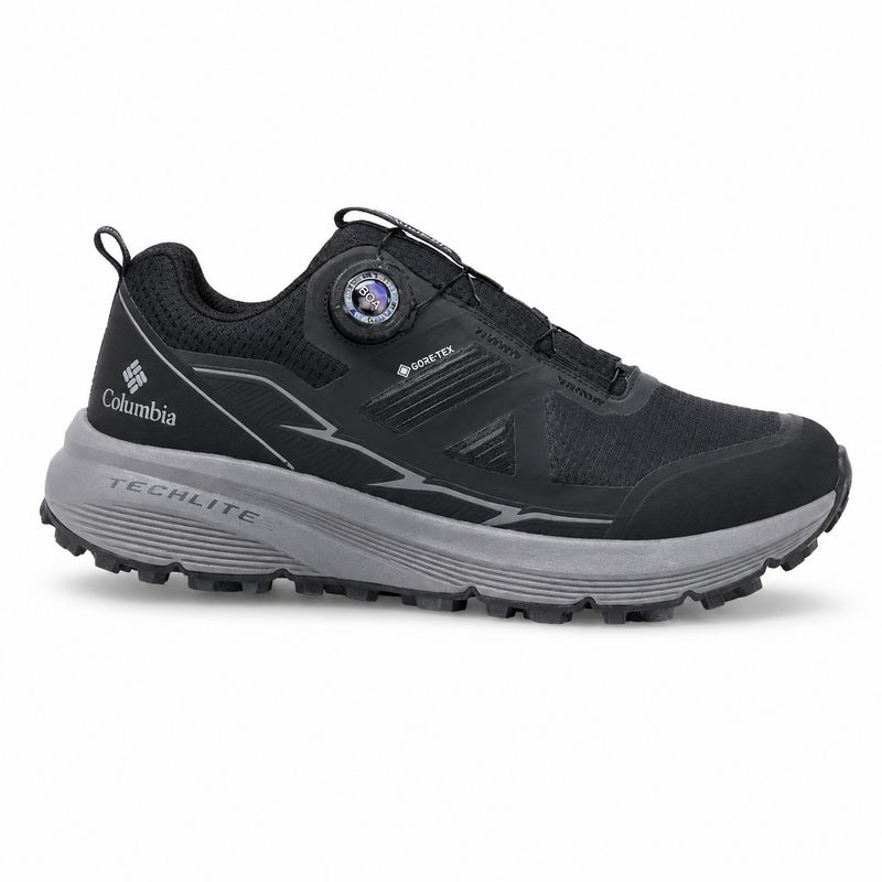 Columbia Techlite Gore-Tex Quick-Dial Outdoor Shoes – Black / Charcoal – image 5