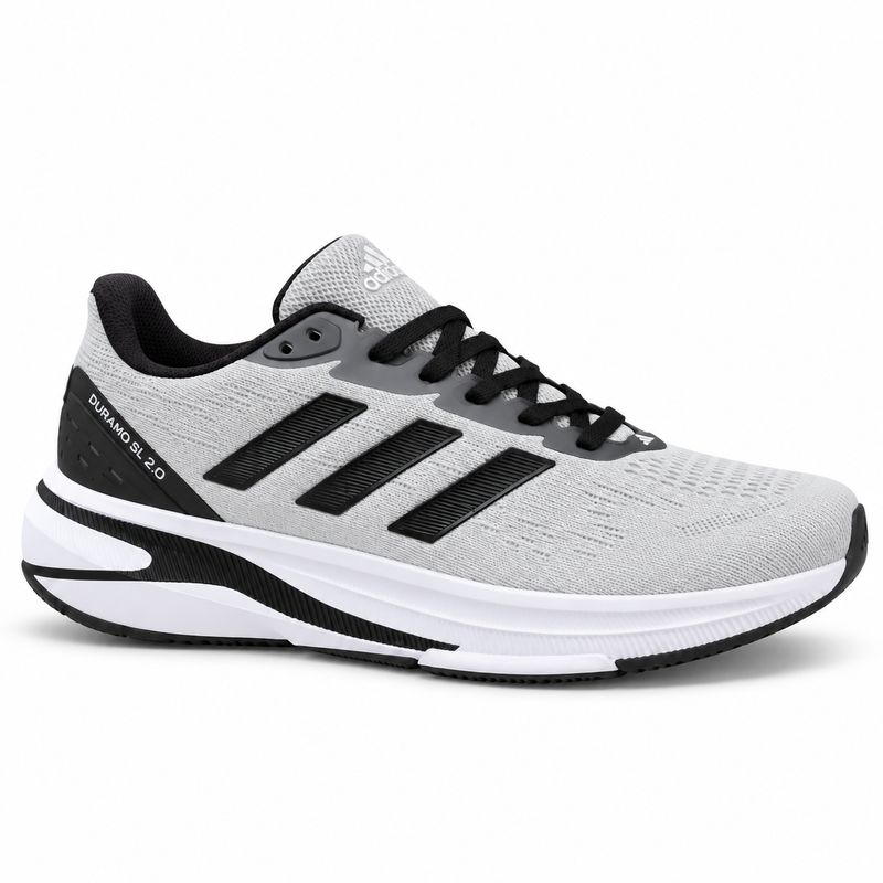 adidas Supernova Stride 2.0 Running Shoes – Light Grey / Black / White – image 2
