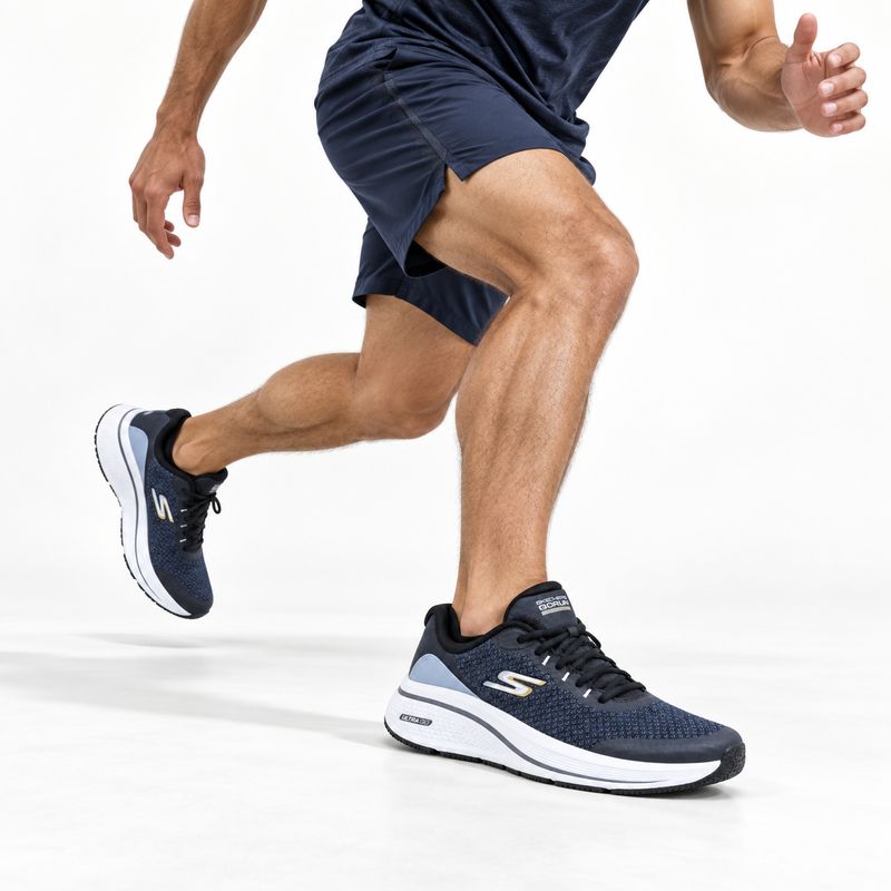 Skechers GO RUN Consistent 2.0 – Navy/Light Blue