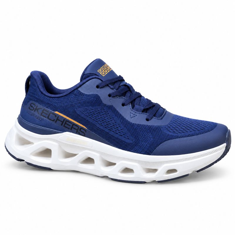Skechers Glide-Step Running Shoes – Navy / White – image 2