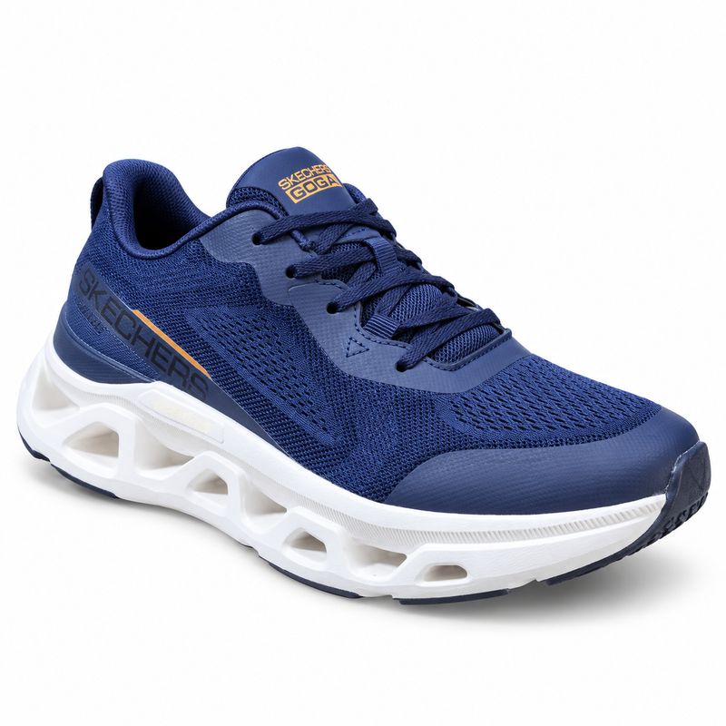 Skechers Glide-Step Running Shoes – Navy / White – image 1