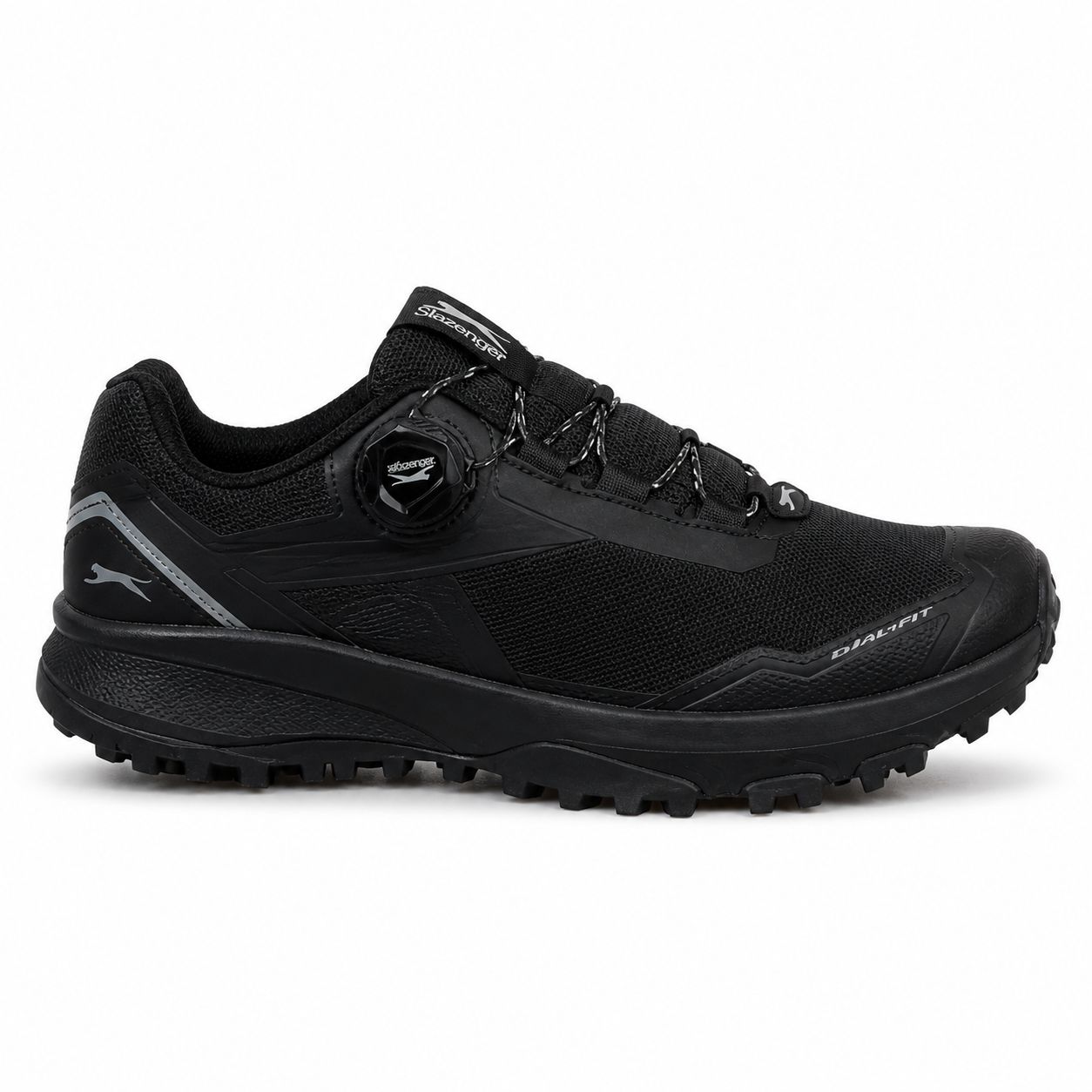 Slazenger Dial-Fit Trail Sneakers – Triple Black — image 3