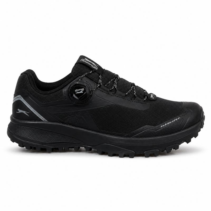Slazenger Dial-Fit Trail Sneakers – Triple Black — image 3