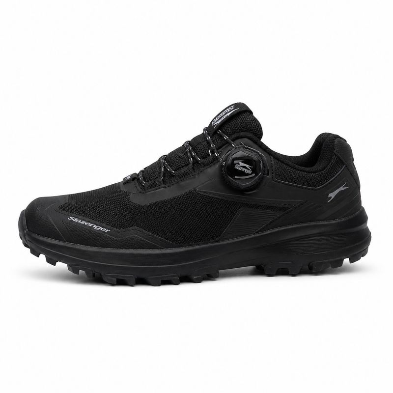 Slazenger Dial-Fit Trail Sneakers – Triple Black — image 1