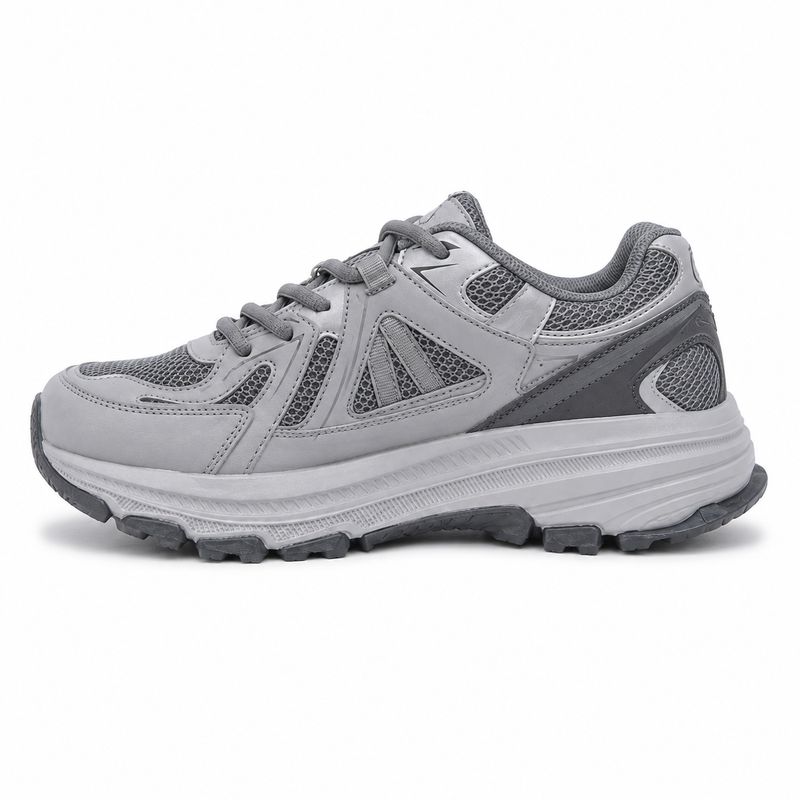 Skechers Grey &amp; Silver Chunky Mesh Athletic Sneakers — image 2