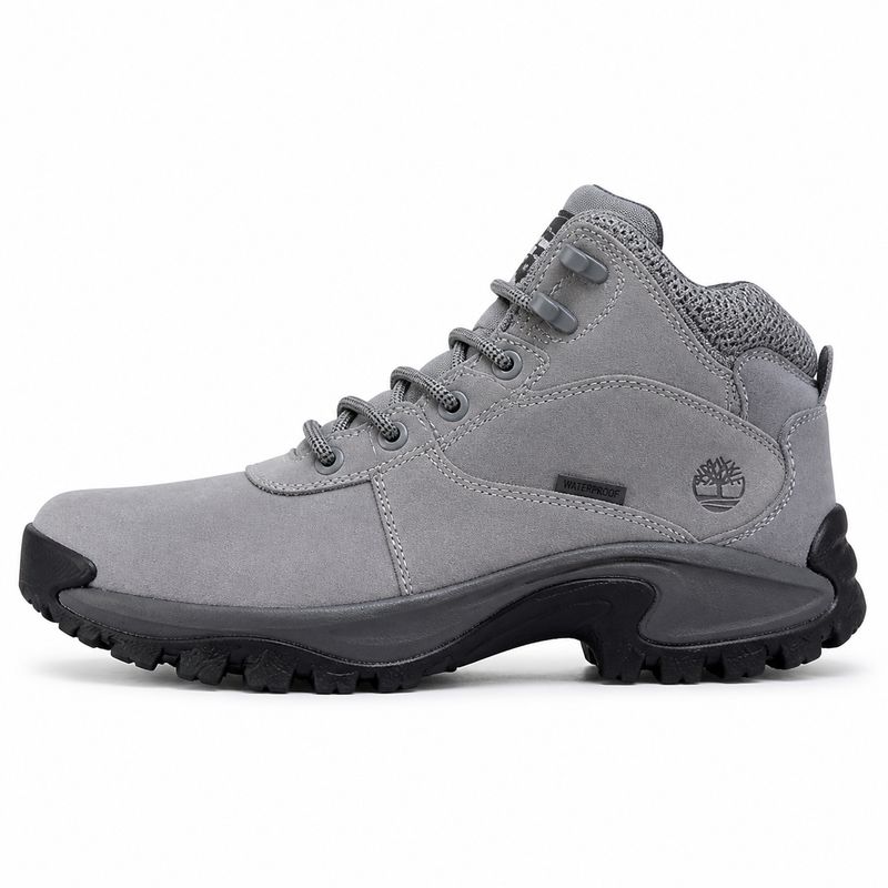 Timberland Men's White Ledge Mid Waterproof Hiking Boot – Medium Grey Nubuck – image 2