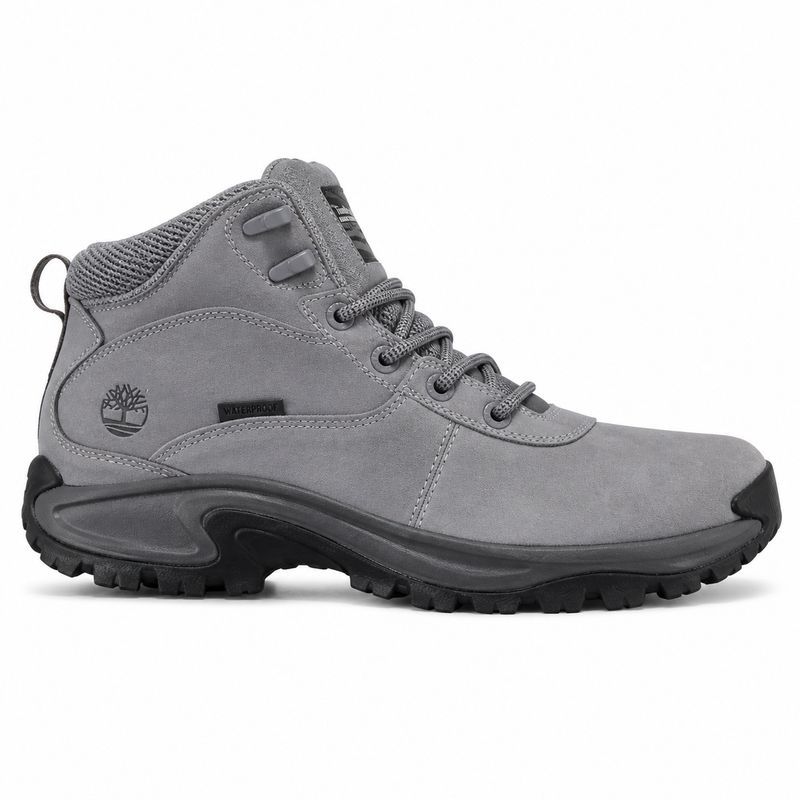 Timberland Men's White Ledge Mid Waterproof Hiking Boot – Medium Grey Nubuck – image 1