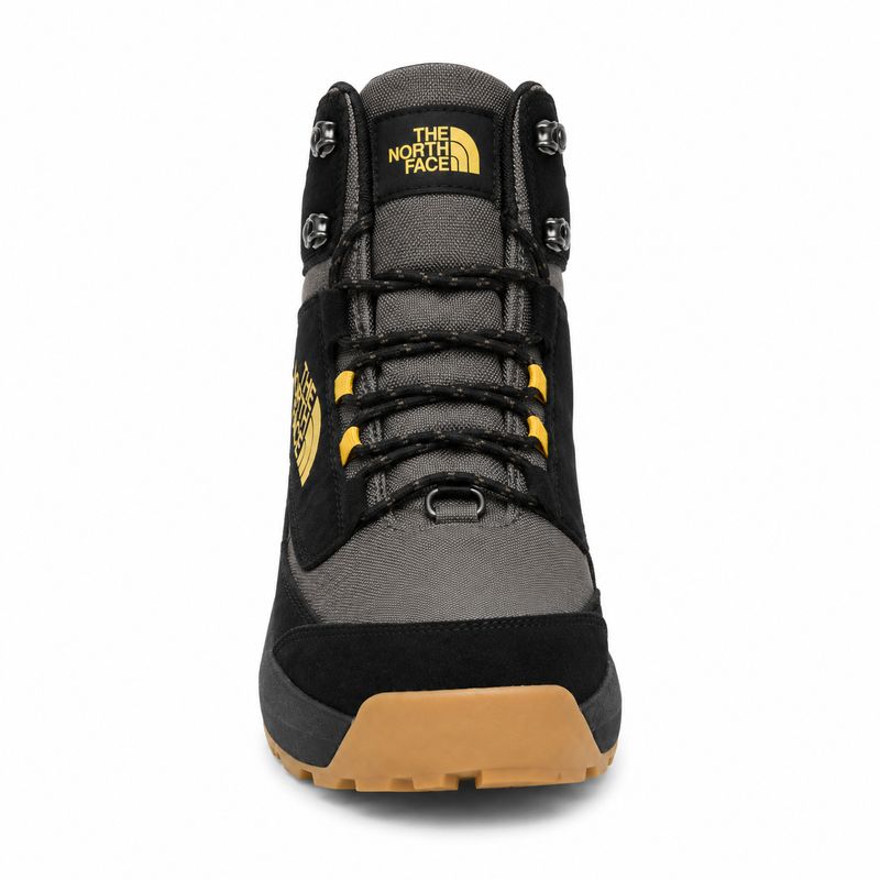 The North Face Mid-Top Hiking Boots – Black / Grey with Gum Sole – image 2