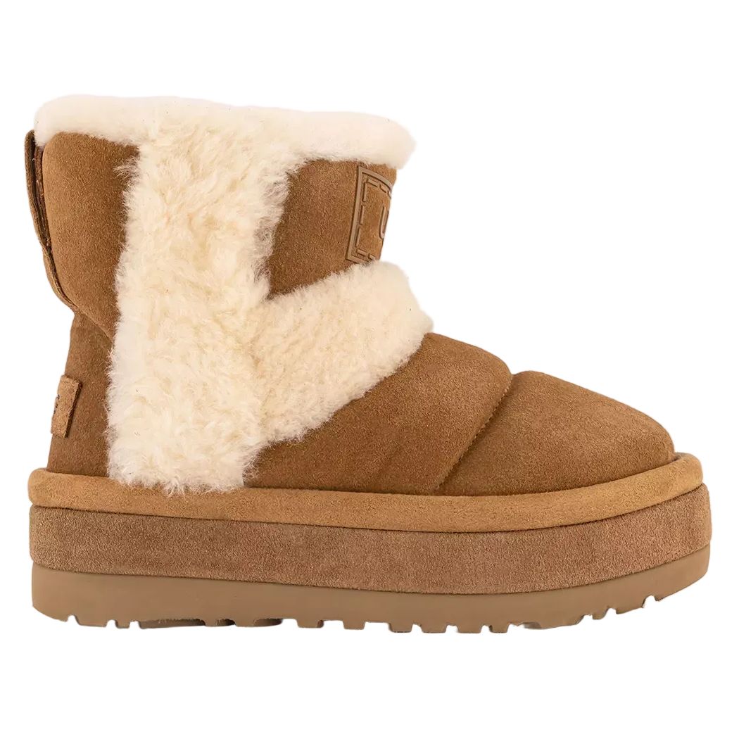 UGG Classic Chillapeak Platform Boots in Chestnut - Side View