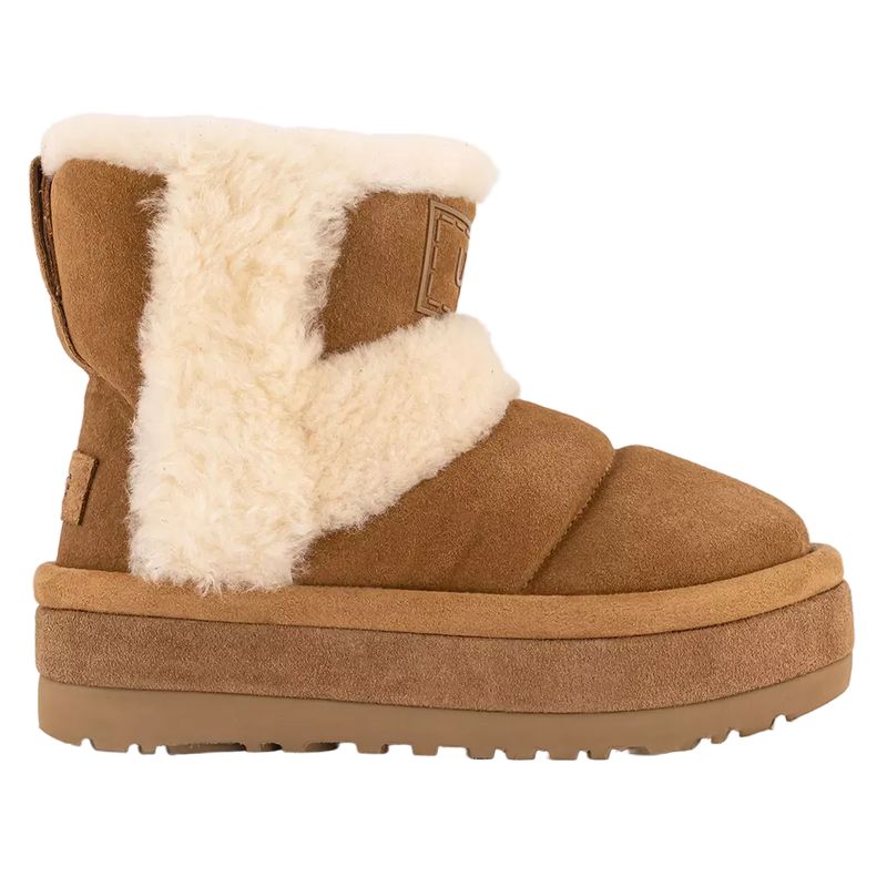 UGG Classic Chillapeak Platform Boots in Chestnut - Side View
