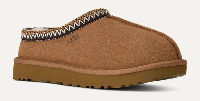 UGG Tasman II Slippers in Chestnut - Front Three-Quarter View