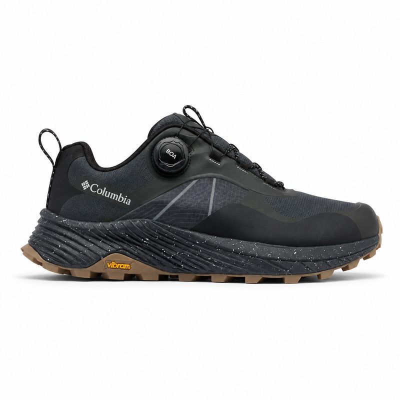 Columbia Gore-Tex Quick-Dial Vibram Outdoor Trail Shoes – Black / Charcoal – image 1
