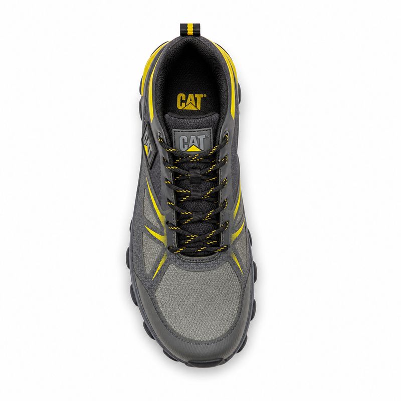 CAT Technical Athletic Sneaker – Grey / Yellow — image 2