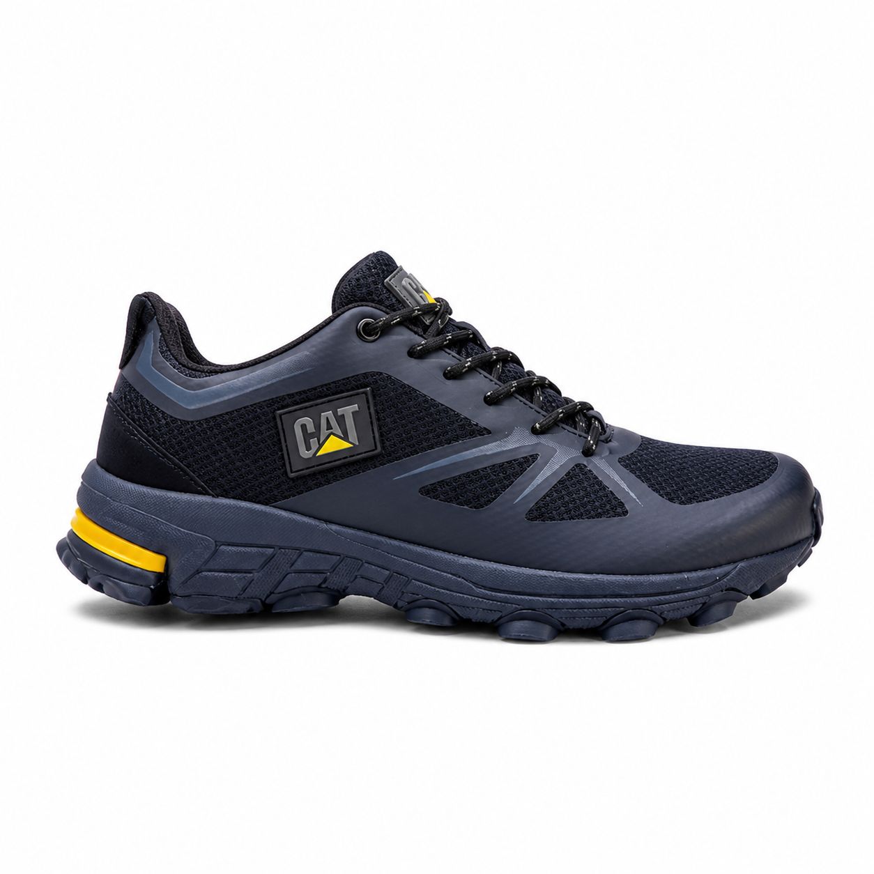 CAT Technical Athletic Sneaker – Navy / Yellow — image 1