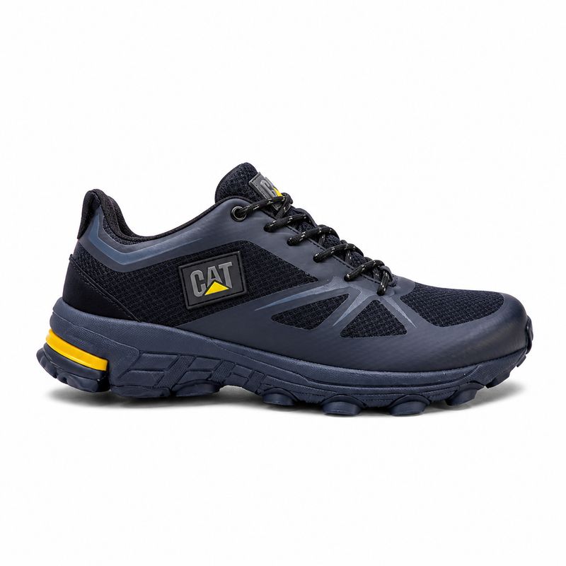CAT Technical Athletic Sneaker – Navy / Yellow — image 1