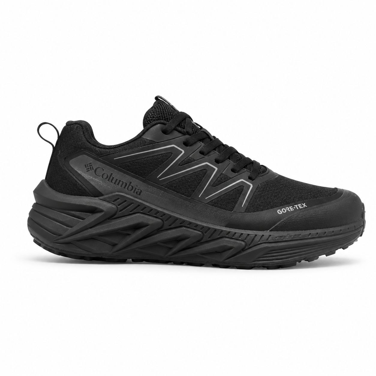 Columbia Technical Trail Sneaker – Triple Black — image 1
