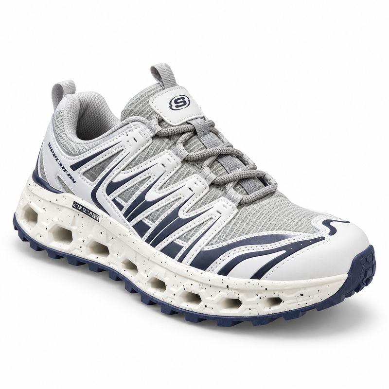 Skechers Glide-Step – Light Grey/Navy - product view 1