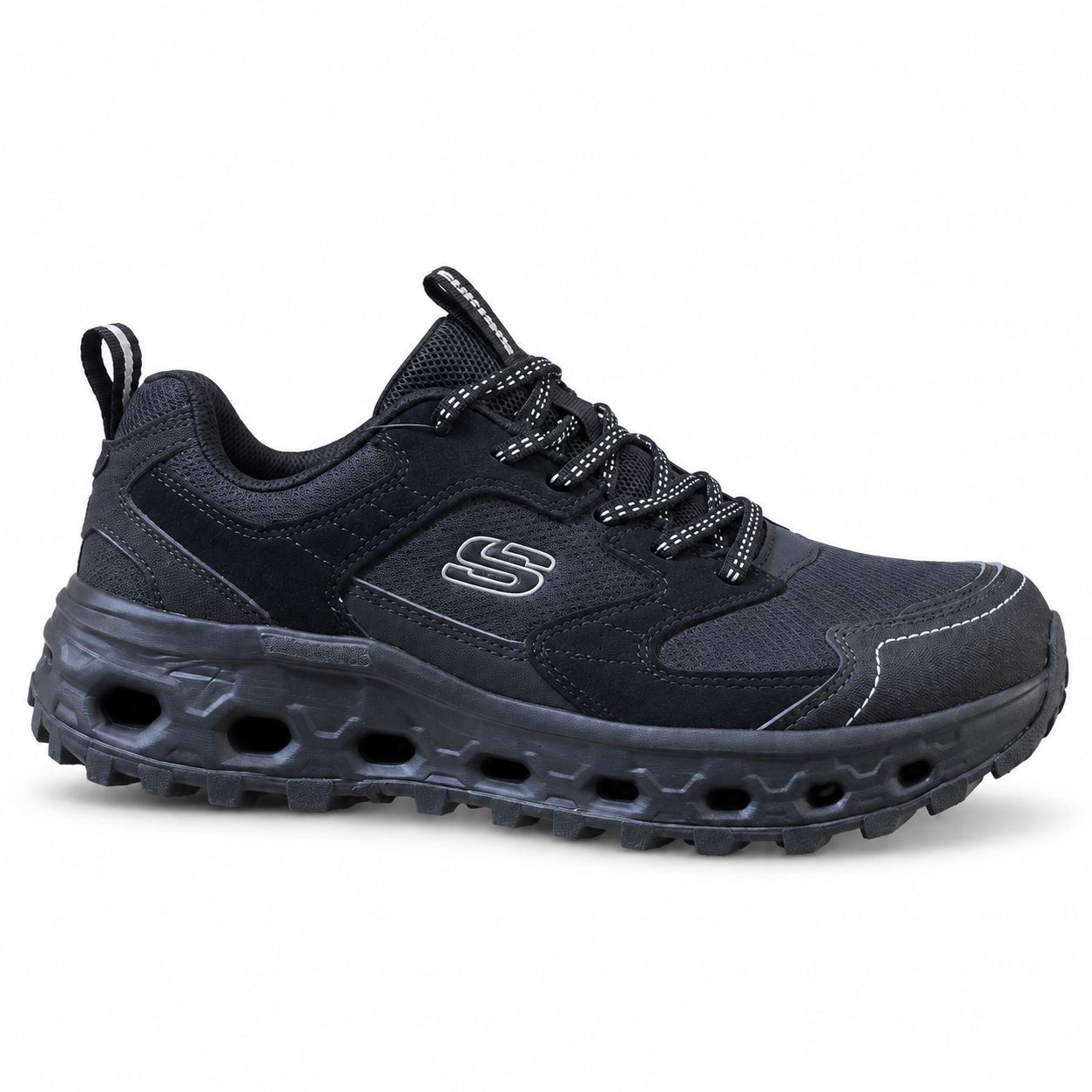 Skechers Glide-Step Outdoor Trail Sneakers – Triple Black