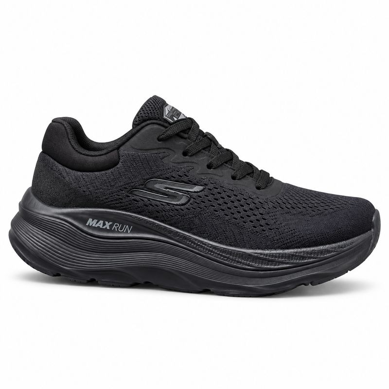 Skechers Max Run Running Shoes – Triple Black – image 1